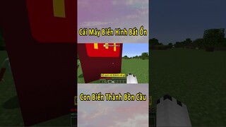 Anh Đen Xì Xì Sở Hữu Cái Máy Biến Hình Bất Ổn Nhất Minecraft 🤣 #shorts