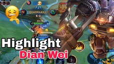 Highlight Dianwei Quadra Kill Solo Rank Queue 😍