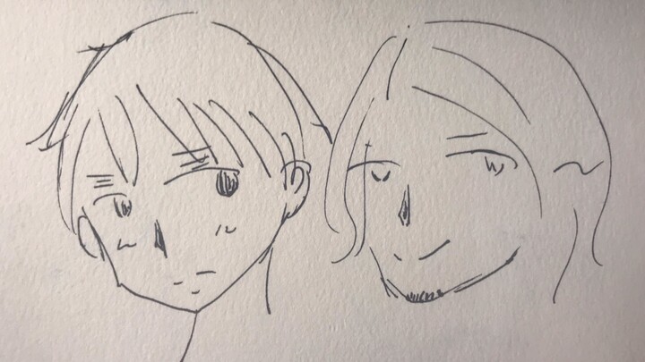 When you draw your favorite couple again after seven years