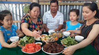 Sườn Bò Nướng Sa Tế Ngon Hết Chỗ Chê| TKQ & Family T554