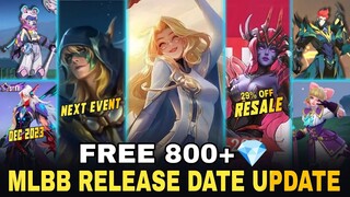 MLBB OCTOBER RELEASE DATE | FREE 800+ DIAS | ARLOTT NEXT STARLIGHT - Mobile Legends #whatsnext