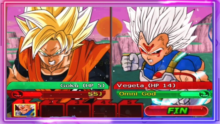 GOKU X LOGO SSJ VS VEGETA OMNI GOD - DB MOD ANDROID GAMEPLAY