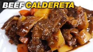 BEEF CALDERETA | KALDERETANG BAKA | BEST EVER LUTONG BAHAY RECIPES