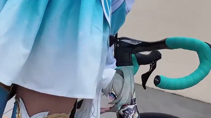 It’s so exciting, I saw Firefly riding a Firefly pain bike!
