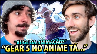 REACT E ANÁLISE COMPLETA - GEAR 5 NO ANIME DE ONE PIECE!! O AUGE DO LUFFY E DA OBRA É ESSE!! NIKA!!