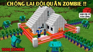 Mình Đã Chống Lại Đại Dịch Zombie | Bằng Cách Nâng Cấp Bẫy Zombie | TRONG MINECRAFT PE..!!