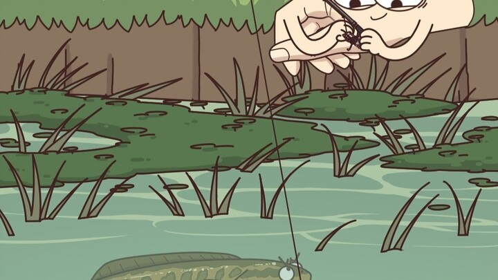 Anda tidak pernah tahu apakah lemparan berikutnya adalah ikan atau...