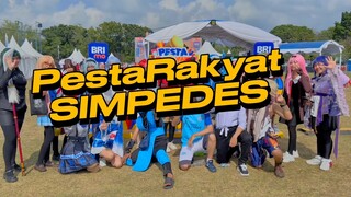 COSPLAY AT PESTA RAKYAT SIMPEDES BRImo || #JPOPENT #bestofbest