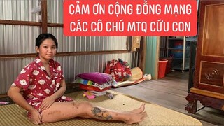 Cháu gái bị tai nạn chân gãy 3 khúc xương nhờ ơn các cô chú MTQ thương xót đã giữ được mạng sống