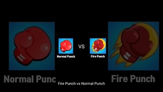#stumbleguys #stumble #shorts  #punch #fire #normal #vs #comparison