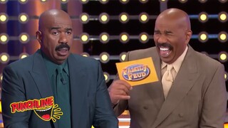 5 Of STEVE HARVEY'S Funniest Reactions To Family Feud Answers!