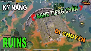 Kỹ Năng | Nghe Tiếng Chân Di Chuyển | Giao Tranh Cận Chiến Ở RUINS | PUBG Mobile