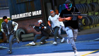 DRAMATIC WAR ! PENYERANGAN MARKAS PENUH KORBAN !! KEI TERBUNUH !? GTA 5 ROLEPLAY