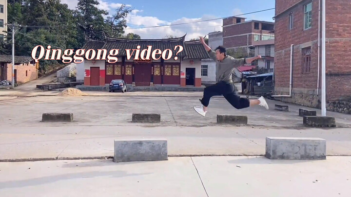 [Sports]Chinese guy doing parkour in the countryside