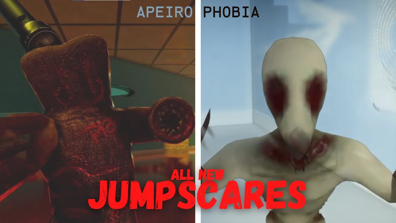 ROBLOX APEIROPHOBIA ALL JUMPSCARES 