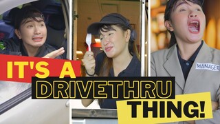 MGA EKSENA SA DRIVE THRU