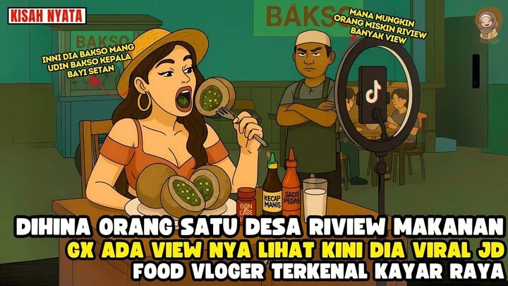 LULUS SKOLAH  DIRUMAH JD GUNJINGAN TETANGGA KINI DIA SUKSES JD FOOD VLOGER KAYA