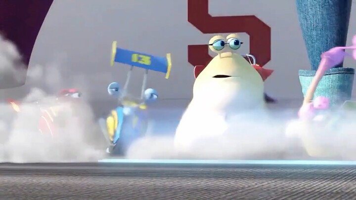 Snail No. 5 vs. the racing car—can it win?