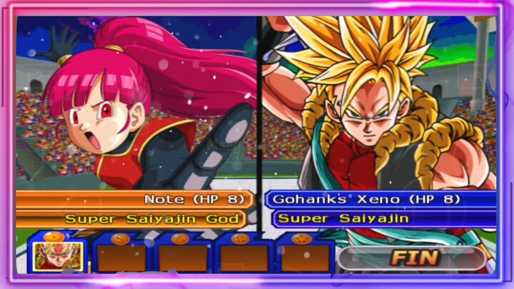 NOTE SSJ GOD VS GOHANKS XENO SSJ - DB MOD ANDROID GAMEPLAY