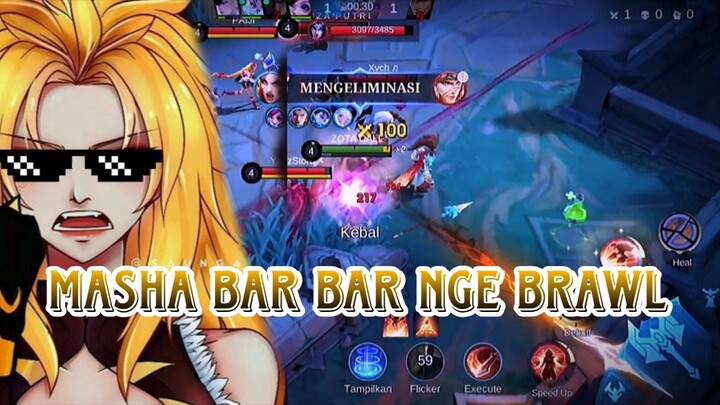 MASHA BAR BAR NGE BRAWL