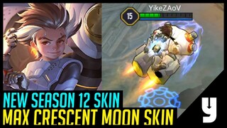 NEW SKIN: MAX CRESCENT MOON | S12 SKIN REWARD (FREE) | Arena of Valor | LiênQuânMobile | 傳說 對決 | ROV