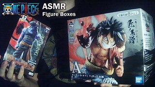 ASMR With One piece Figure Boxes|Whispering, Tapping and show & tell