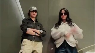 【Hanni】Dengan kacamata hitam dan sedikit tarian, gadis itu terlihat sangat tampan lagi | sampai jump