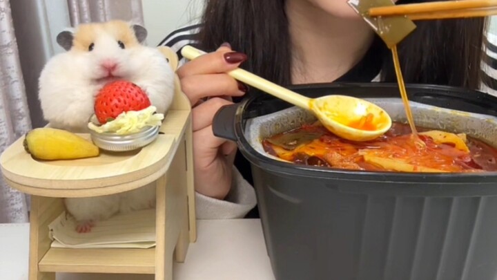Just eating and zoning out~ Huh? Where was I just now?