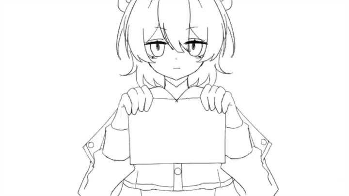 【Earth Bear/Handwritten/Line Drawing Version】Super Super Super Hate