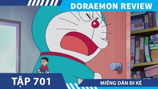 Review Doraemon  MIẾNG DÁN ĐI KÉ   ,tóm tắt doraemon  tập  701 - 673 , review phim anime hay