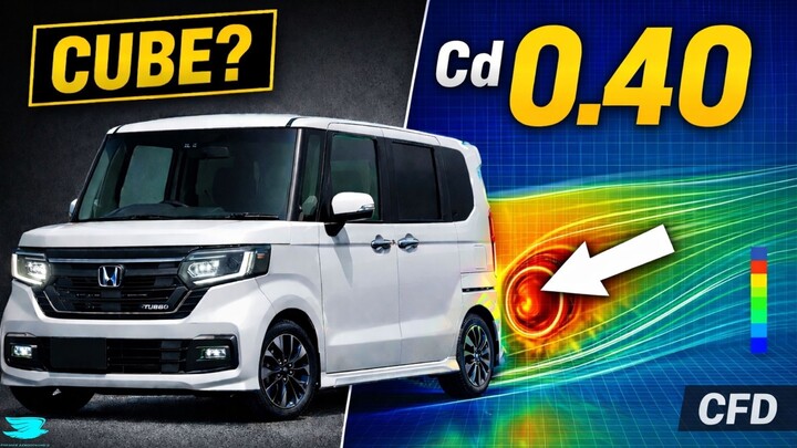 It Looks Like a Cube—Why Is the 2024 Honda N-BOX Cd Only 0.40? (CFD)