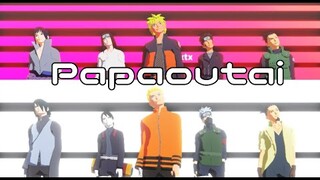 Papaoutai【NARUTO MMD】NARUTO*SASUKE*SAI*SHIKAMARU*NEJI*KIBA*KAKASHI