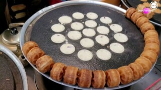 South Korean Street Food - Chrysanthemum bread