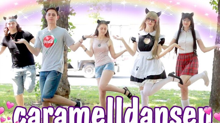 来看看俄罗斯小姐姐跳的 Caramelldansen扭腰歌 吧！