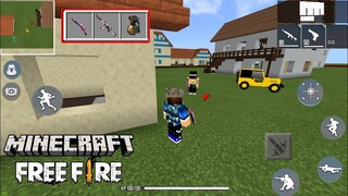 MINECRAFT FREE FIRE | TẬP 2 NOOB CÓ CÁC ĐIỆU NHẢY FF VÀ MAP - ĐẤU LUYỆN M1887 !!!