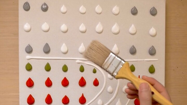 Is it human to play with paint like this? I'm impressed!