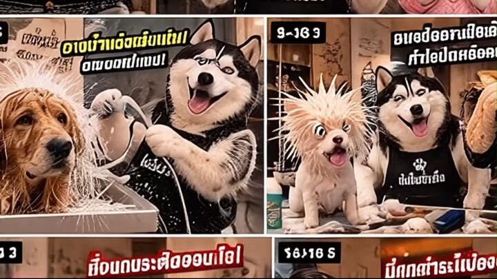 ส้มไซเปิดร้านตัดขน วันแรกก็ทำลูกค้าช็อก! 🤣✂️ | ส้มไซตัวตึง