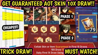 CHEAPEST WAY TO GET AOT SKIN (TIPS AND TRICKS)! - MLBB