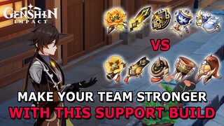 BEST ZHONGLI SUPPORT BUILD FOR NOW! - GENSHIN IMPACT #123