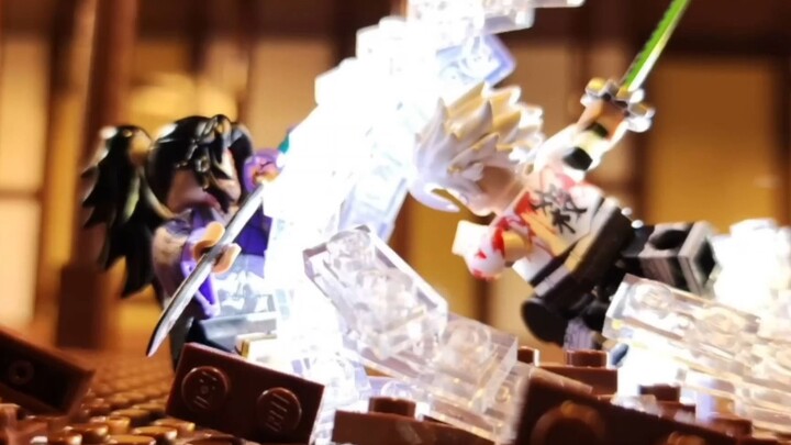 Demon Slayer LEGO Stop-Motion Animation: Infinite City vs. Upper Rank One[2]