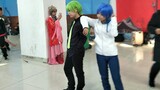 Saya melihat Presiden Lu dan Xiaolan menari di Comic Con! Sangat lucu! "Sedikit gemetar, maafkan say