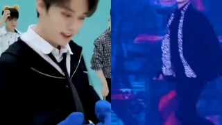 Comparison of Lee Minho and Nishimura Riki's covers of the same song