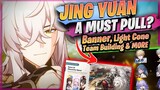 The Ultimate Jing Yuan Guide | Gear, LC, Team Building & more | Honkai: Star Rail