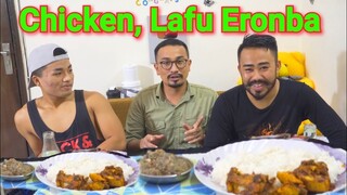 CHICKEN Fry EATING CHALLENGE Manipuri ||  LAPHU ERONBA || Yen THONGBA chaba hanba tanaba manipuri