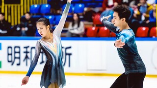 [24-25 JGP⑤] فاز Zhang Jiaxuan/Huang Yihang بالزوجي وتقدما إلى النهائيات (104.08) سباق الجائزة الكبر