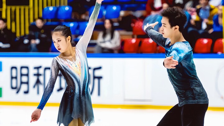 [24-25 JGP⑤] Zhang Jiaxuan/Huang Yihang menang ganda dan melaju ke final (104.08) Grand Prix Pemuda 