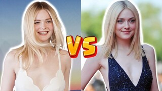 Elle Fanning Vs Dakota Fanning Transformation ★ 2021