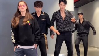 【SHINHWA】与蛇共舞！WDJ跟亲后辈BoA合体！三哥跟在三个舞王身后心疼又好笑！