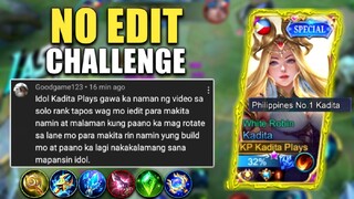 HOW TO PLAY KADITA IN SOLO QUEUE?! KADITA PLAYS NO EDIT SOLO RANKED GAMEPLAY! (Maniac & Savage?! 😱)