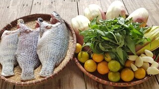 Cá phi chiên, gỏi bắp chuối luộc. Còn gì ăn đó - Bin Đen Miền Tây # 240